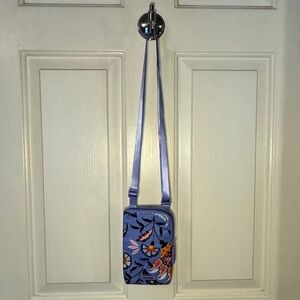 Factory Style Lighten Up RFID Mini Cellphone Crossbody - Mural Garden